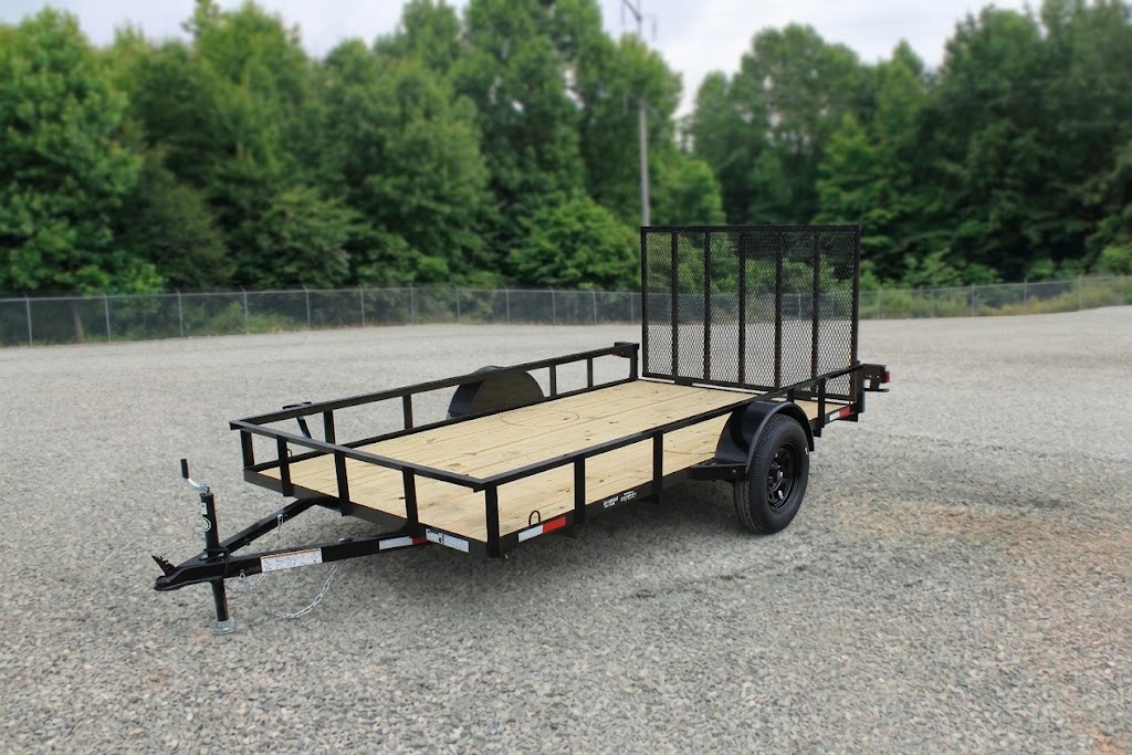 Down To Earth 6x12 utility trailer, front view